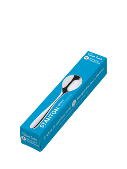 Robert Welch Stanton Bright Stainless Steel English Teaspoons, Set of 4 - view 2, Silver