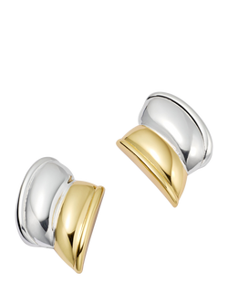 Daisy x Polly Newman Large Cuff Studs Earrings, Mixed Metal, Mixed Metal