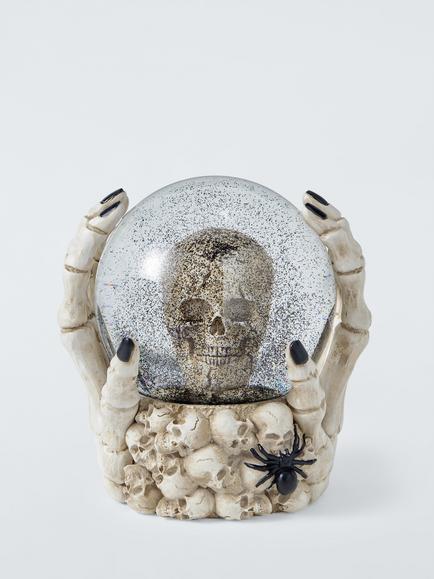 John Lewis Skull Snowglobe - view 2, Multi