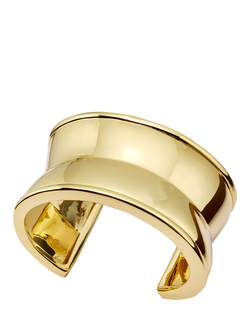 Daisy x Polly Newman Large Cuff Bangle, Gold, Gold
