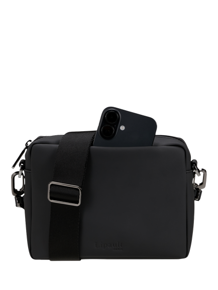 Lipault The Big Box Crossbody Bag, Black - view 2, Black