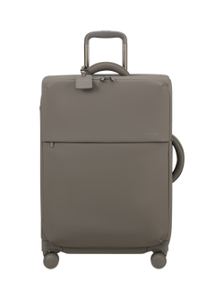 Lipault Long Trip Medium Double Wheel Suitcase, 99L, Ash Stone - view 2, Ash Stone