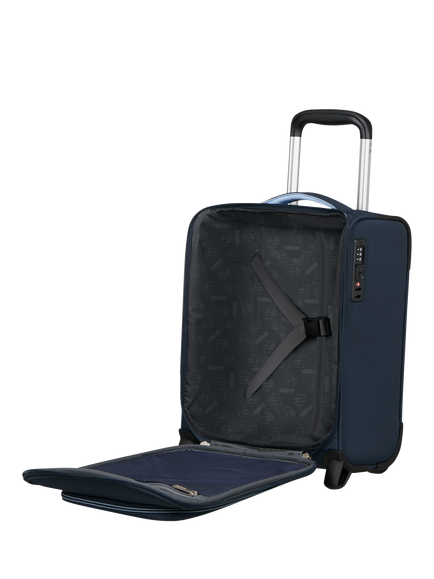 American Tourister CloudRider 40cm 2-Wheel Underseat Cabin Suitcase, 22.5L, Sky Navy - view 2, Sky Navy