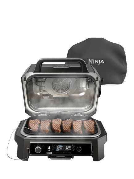 Ninja Woodfire Pro XL Electric BBQ Grill & Smoker - view 2, Black
