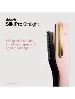 Shark SilkiPro Straight Wet-To-Dry Hair Straighteners - view 2, Rose Petal