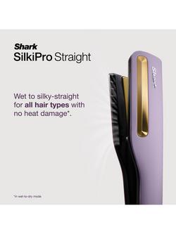 Shark SilkiPro Straight Wet-To-Dry Hair Straighteners - view 2, Plum Satin