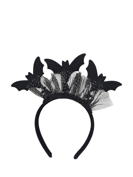 John Lewis Bats Headband, Black, Black