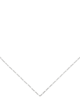 Monica Vinader Textured Link Chain Necklace, Silver