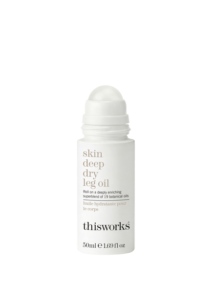 This Works Skin Deep Dry Leg Oil Roll-On, 50ml - view 2, 