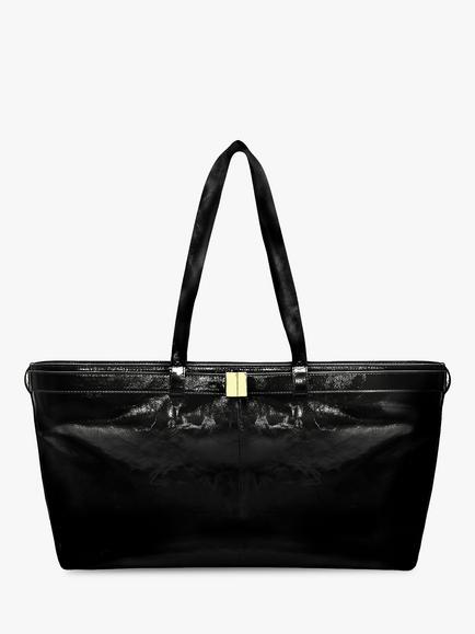 Apatchy London Esme Leather Handbag, Black, Black