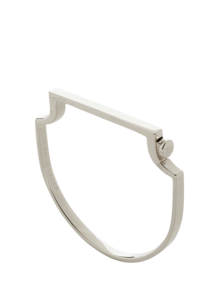 Monica Vinader Sterling Silver Signature Bangle, Silver