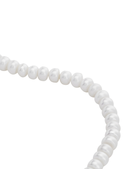 Monica Vinader Nomade Pearl Bracelet, Gold/White - view 2, Gold/White