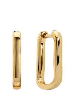 Monica Vinader Alta Mini Huggie Hoop Earrings, Gold, Gold