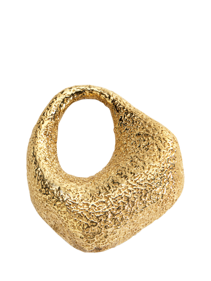 Monica Vinader Antica Textured Pendant Charm, Gold, Gold