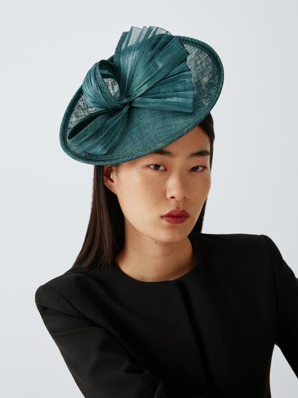 John Lewis Tilly Small Disc Fascinator, Teal
