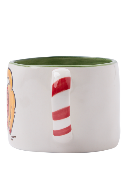 Wednesday Tea Collective Christmas Cat Stoneware Mug, 300ml - view 2, Multi