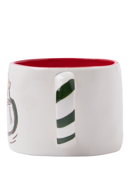Wednesday Tea Collective Christmas Dog Stoneware Mug, 300ml - view 2, Multi