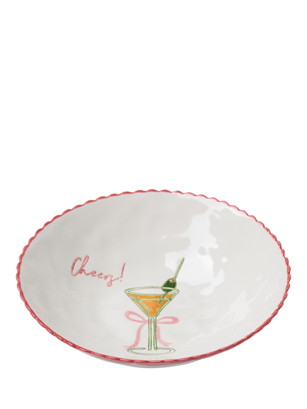 Wednesday Tea Collective Party Cocktail Stoneware Bowl, 19cm - view 2, Multi