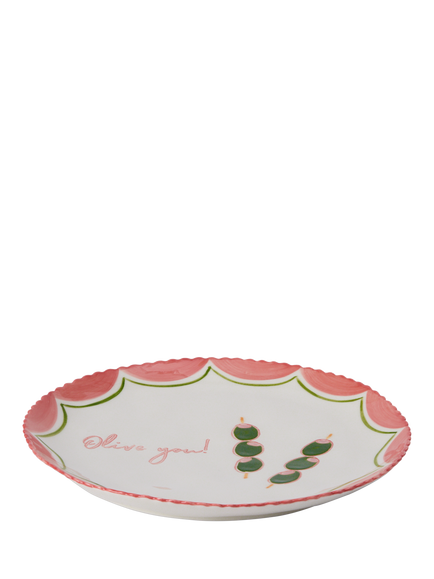 Wednesday Tea Collective Stoneware Party Plates, Set of 2, 20cm - view 2, Multi
