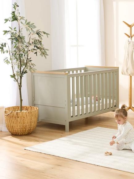 Tutti Bambini Misha Cotbed & Pocket Sprung Mattress - view 2, Sage