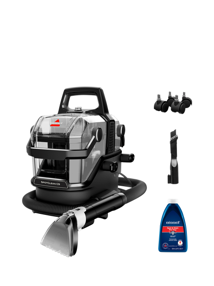 BISSELL SpotClean SmartMix C9 Carpet & Upholstery Cleaner, Black, Black