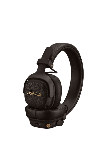 Marshall Milton ANC Active Noise Cancelling Wireless Bluetooth On-Ear Headphones, Brown, Brown