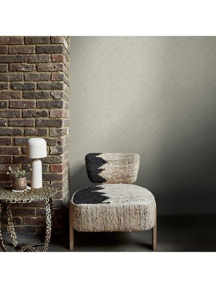Abigail Ahern Artisan Weave Wallpaper, Cream - view 2, Cream