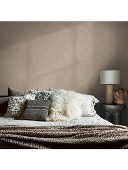 Abigail Ahern Artisan Weave Wallpaper, Fawn - view 2, Fawn