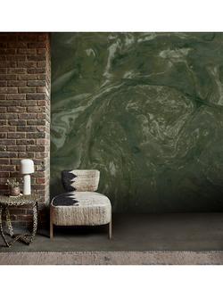 Abigail Ahern Ethereal Marble Wallpaper - view 2, Moss