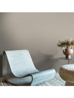 Abigail Ahern Herringbone Weave Wallpaper - view 2, Pebble