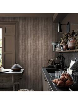 Abigail Ahern Linear Luxe Wallpaper - view 2, Greige