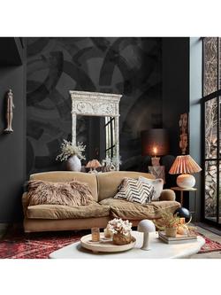 Abigail Ahern Nomad Fixed Size Mural Wallpaper - view 2, Charcoal