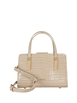 Dune London Dinkydenbeym Croc Grab Bag, Grey, Grey