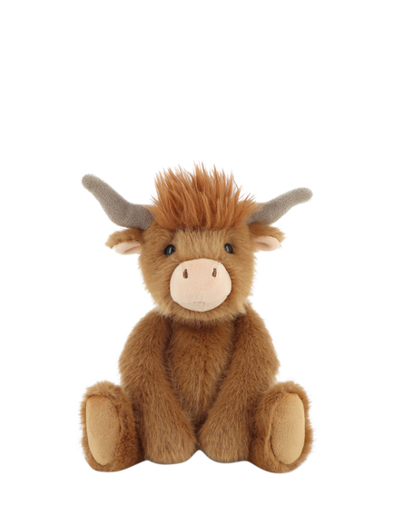 Keel Toys Keeleco Highland Cow Soft Toy, 20cm, Multi