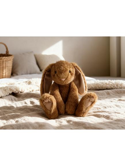 Keel Toys Keeleco Brown Bunny Soft Toy, 20cm - view 2, Multi