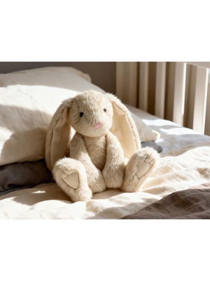 Keel Toys Keeleco Cream Bunny Soft Toy, 20cm - view 2, Multi