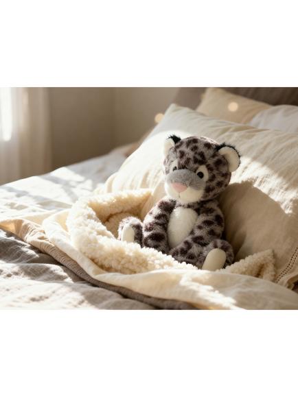 Keel Toys Keeleco Snow Leopard Soft Toy, 20cm - view 2, Multi