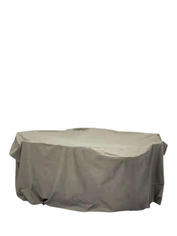 Bramblecrest Aluminium 6-Seater Rectangular Dining Set Garden Furniture Cover, 166 x 95cm, Khaki