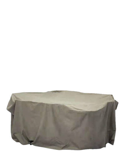Bramblecrest Aluminium 6-Seater Rectangular Dining Set Garden Furniture Cover, 166 x 95cm, Khaki