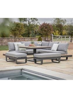 Bramblecrest Brooklyn 10-Seater Square Garden Sofa Set, Anthracite - view 2, Anthracite