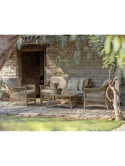 Bramblecrest Rosemoor 4-Seater Garden Lounging Set, Latte - view 2, Latte
