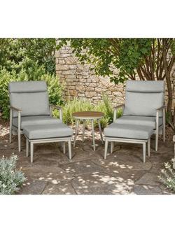 Bramblecrest Wisley 2-Seater Garden Recliner Set, Mocha - view 2, Mocha
