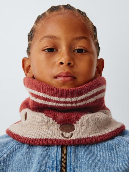 John Lewis Kids' Fox Snood, Orange, Orange