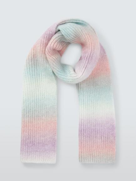 John Lewis Kids' Ombre Scarf, Multi - view 2, Multi