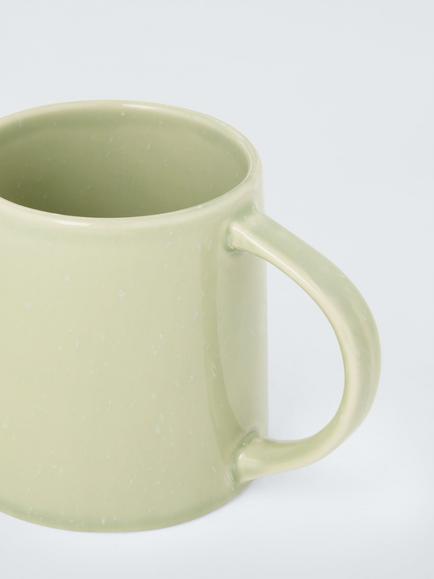 John Lewis The Colour Edit Stoneware Mug, 420ml - view 2, Pistachio