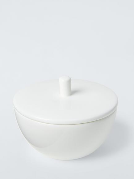 John Lewis + Queensberry Hunt Cupola Bone China Sugar Bowl, White, White