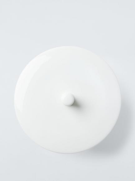 John Lewis + Queensberry Hunt Cupola Bone China Sugar Bowl, White - view 2, White