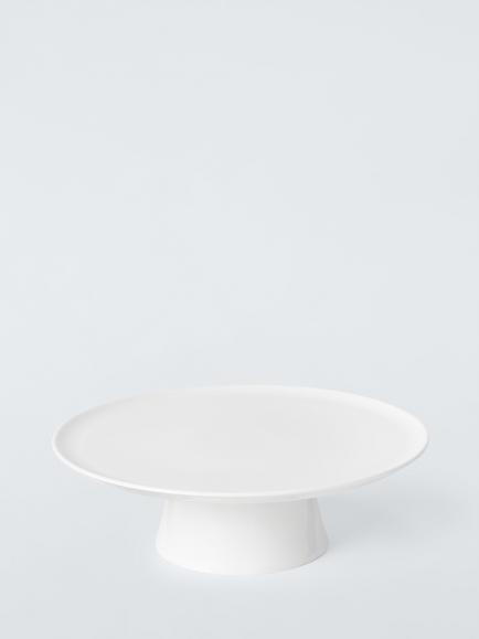 John Lewis + Queensberry Hunt Cupola Bone China Cake Stand, 30cm, White, White