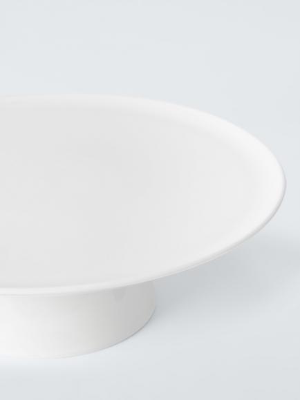 John Lewis + Queensberry Hunt Cupola Bone China Cake Stand, 30cm, White - view 2, White