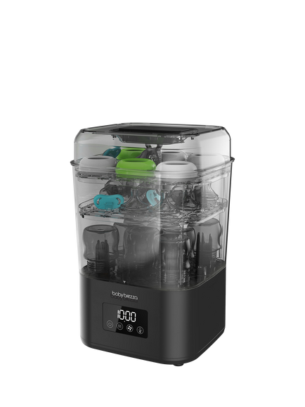 Baby Brezza SuperQuick Steriliser Dryer, Black, Black